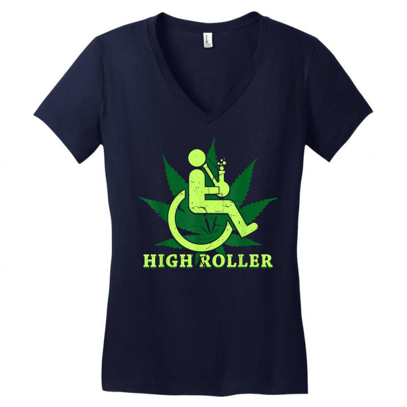 Funny Handicap Gift Shirt Disabled Amputee Humor W Women's V-Neck T-Shirt by ervanm | Artistshot