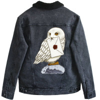 White Owl 24 Unisex Sherpa-lined Denim Jacket | Artistshot