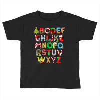 Christmas Alphabet Abc Kindergarten Teachers Funny Toddler T-shirt | Artistshot