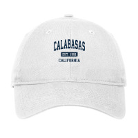 Calabasas California Ca Vintage Athletic Sports De Adjustable Cap | Artistshot