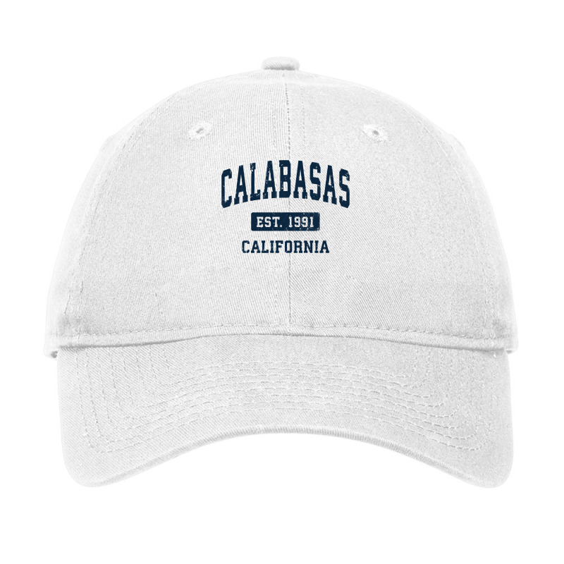 Calabasas California Ca Vintage Athletic Sports De Adjustable Cap by geisea | Artistshot