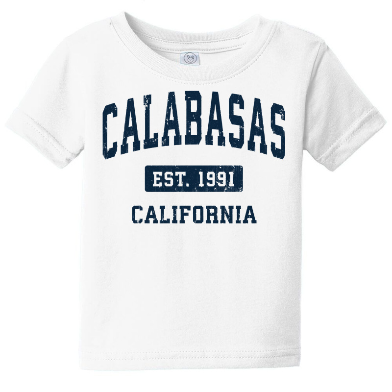 Calabasas California Ca Vintage Athletic Sports De Baby Tee by geisea | Artistshot