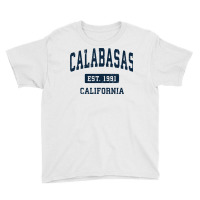 Calabasas California Ca Vintage Athletic Sports De Youth Tee | Artistshot