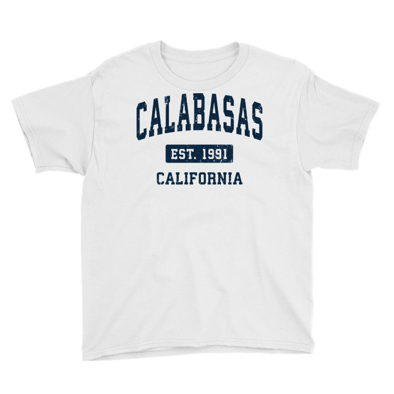 Calabasas California Ca Vintage Athletic Sports De Youth Tee by geisea | Artistshot