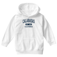 Calabasas California Ca Vintage Athletic Sports De Youth Hoodie | Artistshot