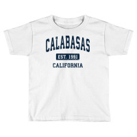 Calabasas California Ca Vintage Athletic Sports De Toddler T-shirt | Artistshot