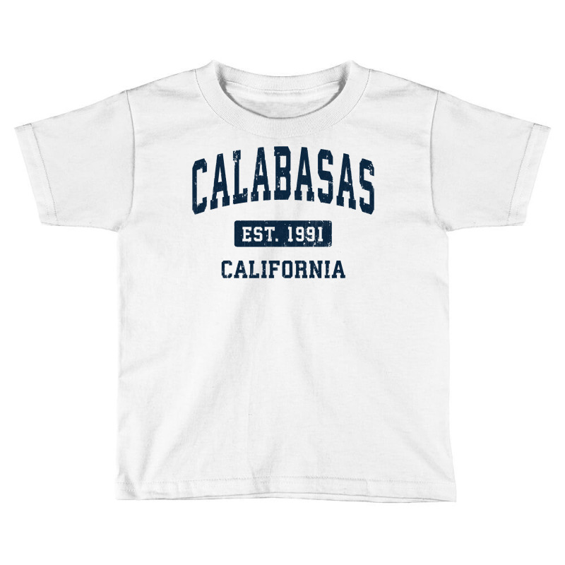 Calabasas California Ca Vintage Athletic Sports De Toddler T-shirt by geisea | Artistshot