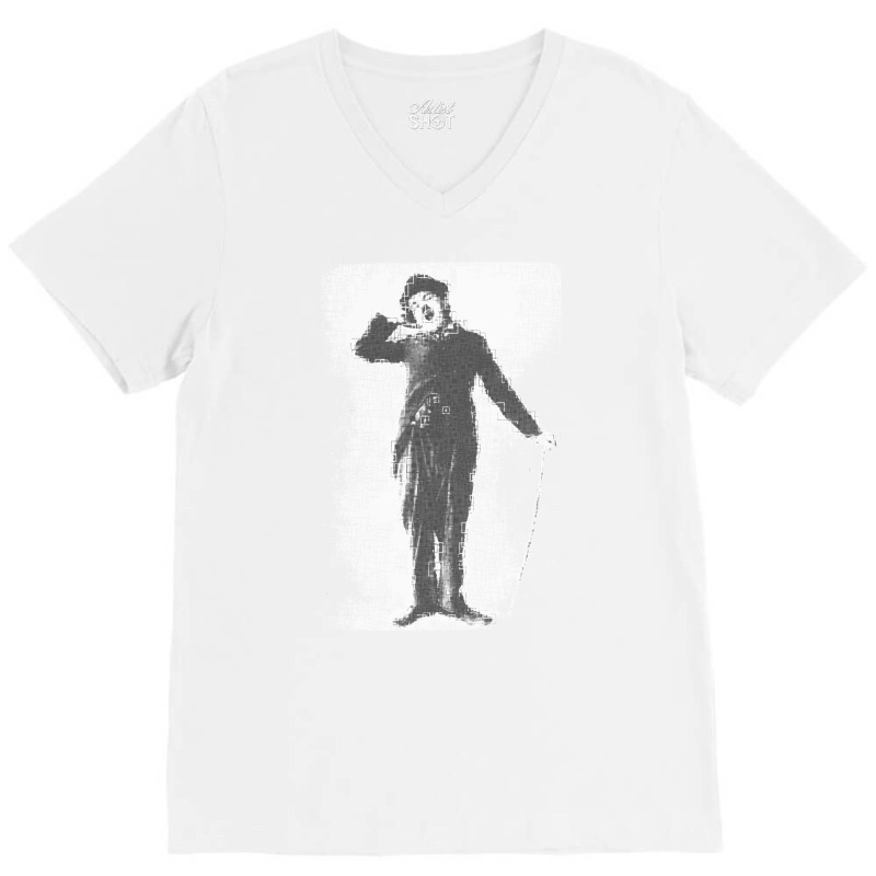 Old Hollywood Chaplin V-Neck Tee by boinpeoeg | Artistshot