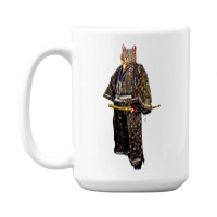 Cat Samurai Bakeneko 怪猫 15 Oz Coffee Mug | Artistshot