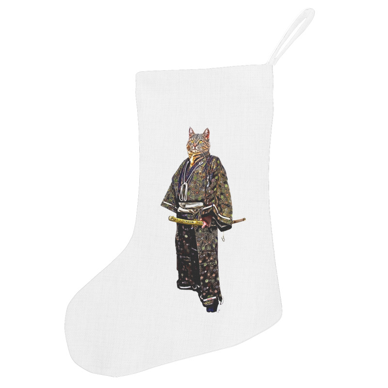 Cat Samurai Bakeneko 怪猫 Holiday Stocking | Artistshot