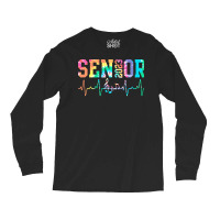 Tie Dye 2023 Senior Music Funny Class Of 2023 Musi Long Sleeve Shirts | Artistshot