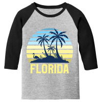 Limited Edition Florida Beach Sunset, Orange And B Youth 3/4 Sleeve | Artistshot