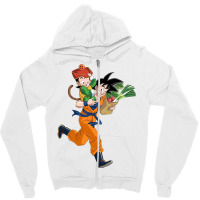 Sangohan Sangoku Zipper Hoodie | Artistshot