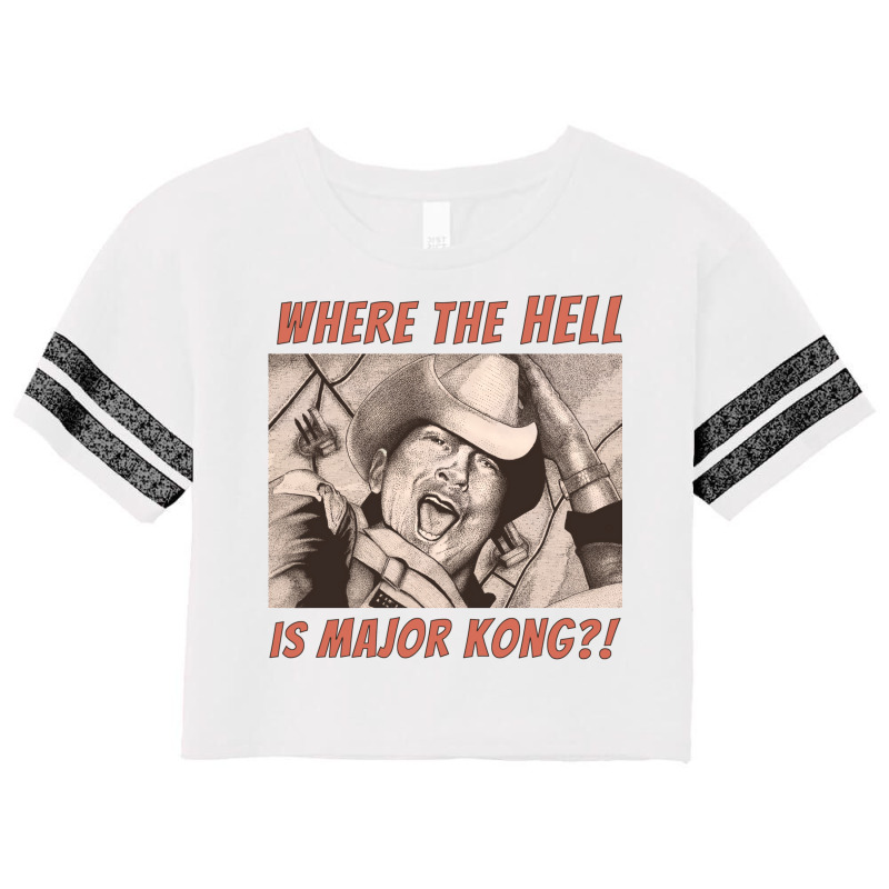 Where The Hell Is Major Kong Scorecard Crop Tee by uilsonneguels | Artistshot