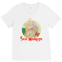 Sea Monkeys (for Black Shirts) V-neck Tee | Artistshot