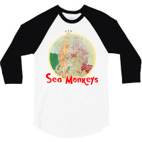 Sea Monkeys (for Black Shirts) 3/4 Sleeve Shirt | Artistshot