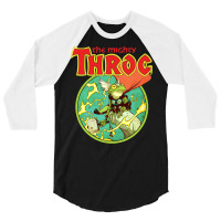 Frog Of Thunder (for Black Shirts) 3/4 Sleeve Shirt | Artistshot