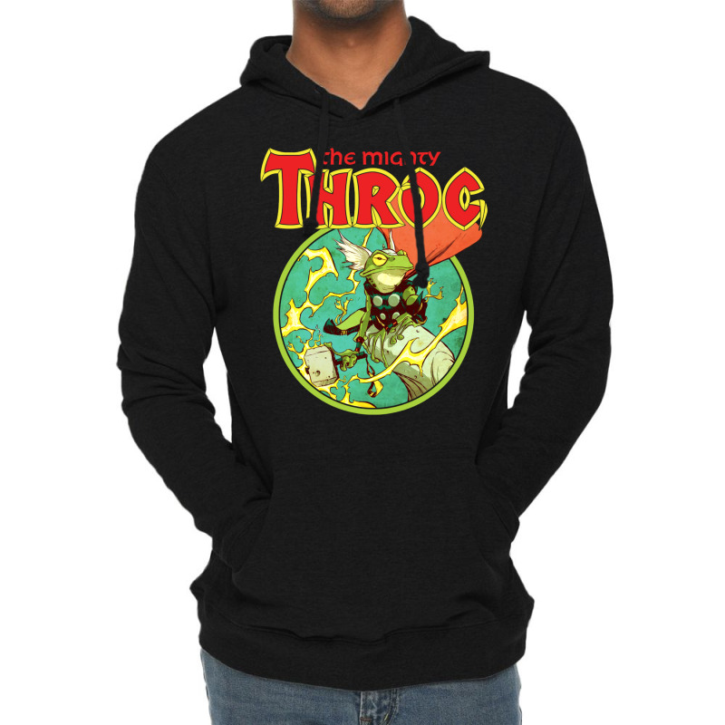 Frog Of Thunder (for Black Shirts) Lightweight Hoodie | Artistshot