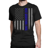 Mens Best Godfather Ever American Flag Shirt Gift Classic T-shirt | Artistshot