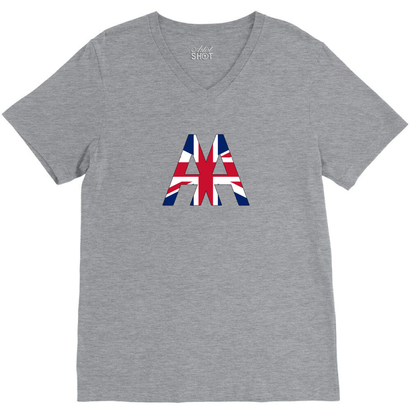 University In United Kingdom V-Neck Tee by tonyleo | Artistshot