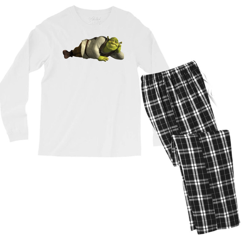 Come Into My Swamp   Shrek Men's Long Sleeve Pajama Set | Artistshot