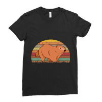 Marmot Retro Groundhog Vintage 3 Ladies Fitted T-shirt | Artistshot