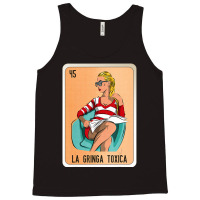 La Gringa Toxica Mexican Slang Lottery Bingo Cards Tank Top | Artistshot