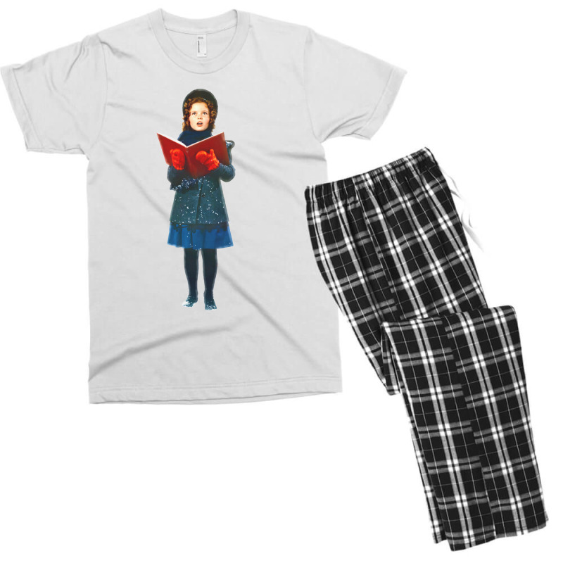 Shirley Temple Christmas Caroling Men's T-shirt Pajama Set by tiancifarshdg | Artistshot