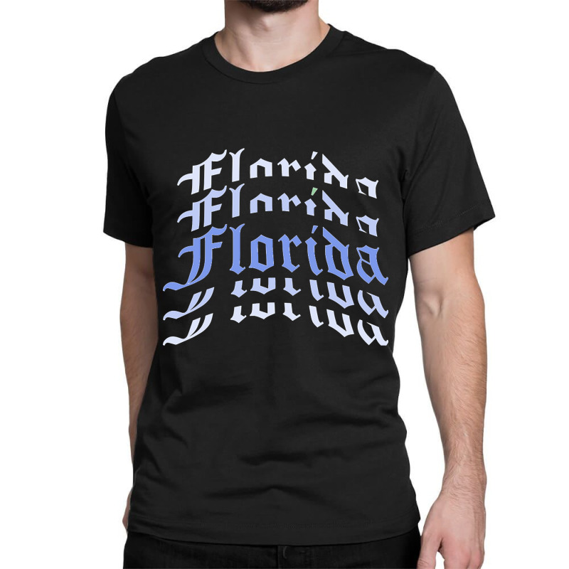 Limited Edition Florida Vintage Letter (2) Classic T-shirt by rebeccacameron | Artistshot