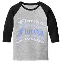 Limited Edition Florida Vintage Letter (2) Youth 3/4 Sleeve | Artistshot