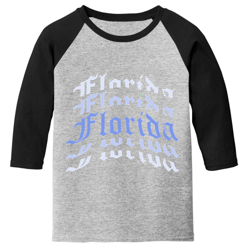 Limited Edition Florida Vintage Letter (2) Youth 3/4 Sleeve by rebeccacameron | Artistshot