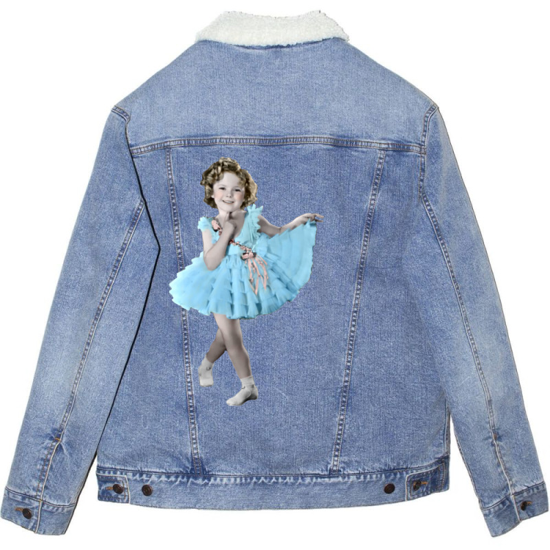 Shirley Temple Frills Unisex Sherpa-Lined Denim Jacket by tiancifarshdg | Artistshot