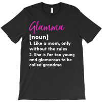 Womens Glamma Definition Funny Grandma Grandmother T-shirt | Artistshot