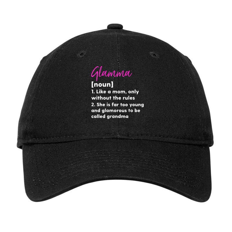 Womens Glamma Definition Funny Grandma Grandmother Adjustable Cap by aiiluurosy | Artistshot