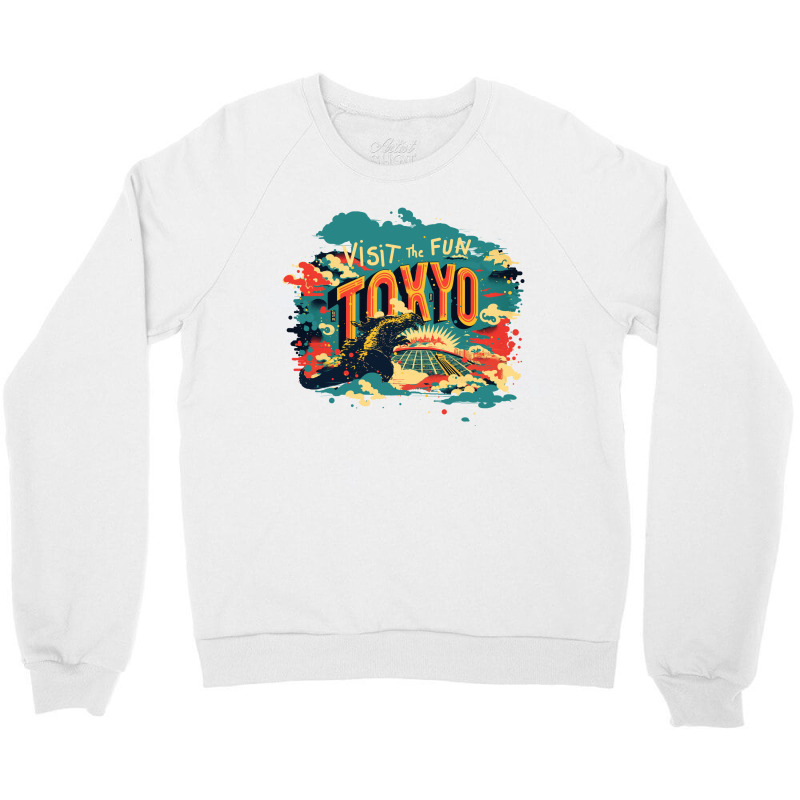 Visit The Fun Tokyo Crewneck Sweatshirt | Artistshot