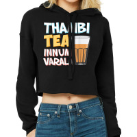 Tambi Tea Innum Varala Tamil Comedy Quote Chennai Cropped Hoodie | Artistshot