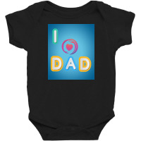 I Love To Dada Baby Bodysuit | Artistshot