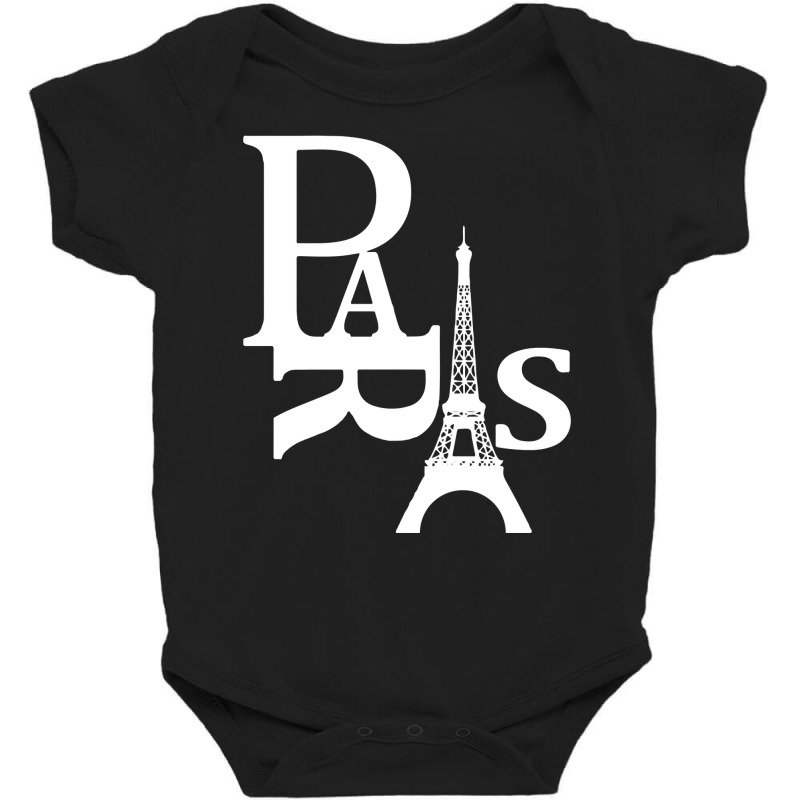 I Love Paris   Eiffel Tower   France Hoodie Sweats Baby Bodysuit by coyagota | Artistshot