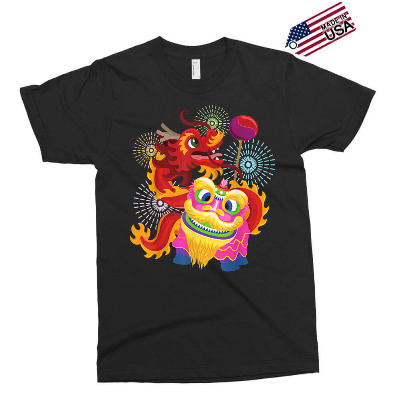 Happy Chinese New Year 2023 Lion Dragon Dance Luna Exclusive T-shirt by ewubea | Artistshot