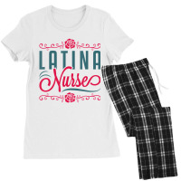 Latina Nurse Rn Lpn Practitioner Women Latinx Hisp Women's Pajamas Set | Artistshot