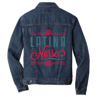 Latina Nurse Rn Lpn Practitioner Women Latinx Hisp Men Denim Jacket | Artistshot