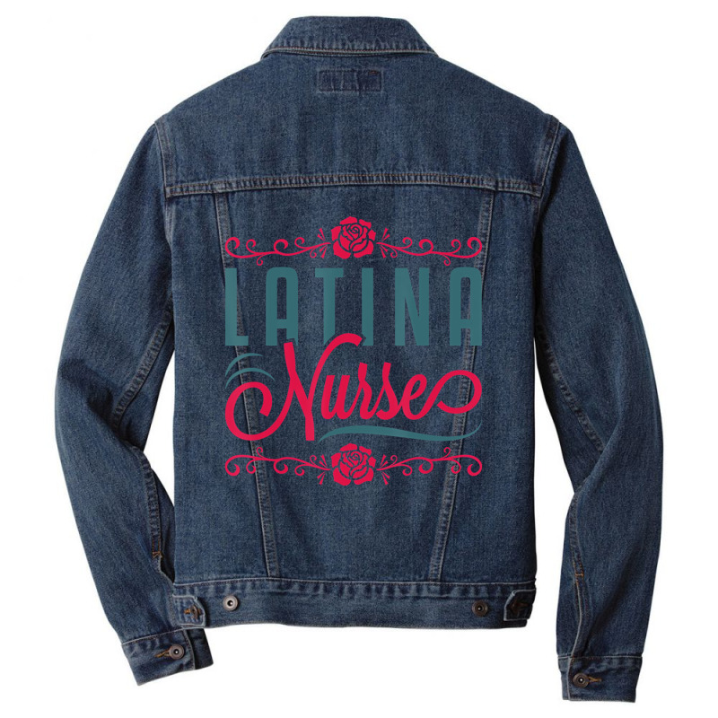 Latina Nurse Rn Lpn Practitioner Women Latinx Hisp Men Denim Jacket by heffopance | Artistshot