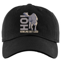 Hol Howling Out Loud Design For A Wolf Lover Kids Cap | Artistshot