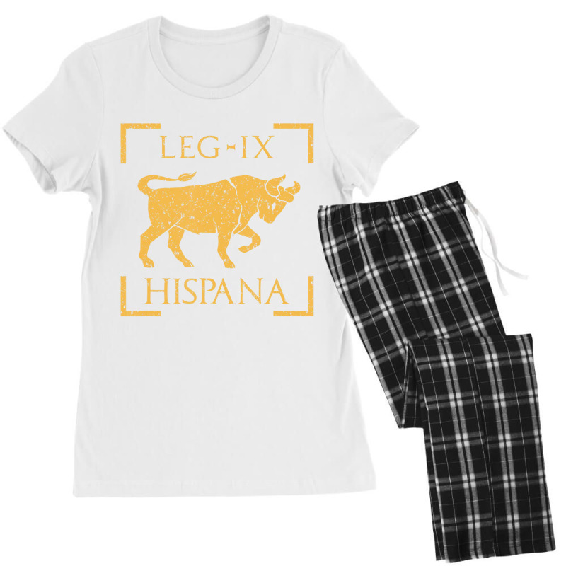 Legio Ix Hispana Taurus Emblem Roman Legion T Shir Women's Pajamas Set by heffopance | Artistshot