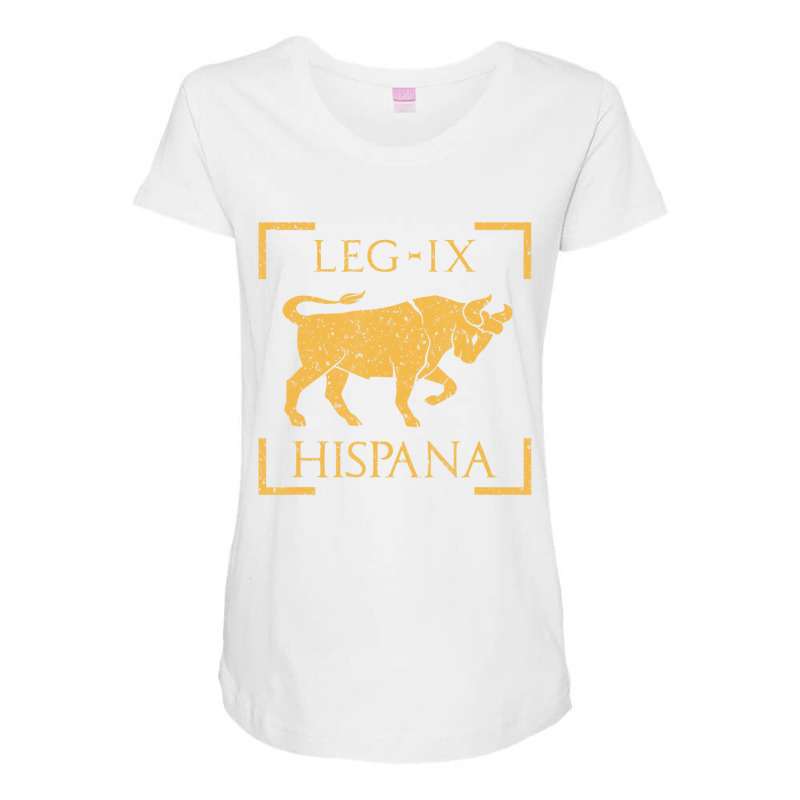 Legio Ix Hispana Taurus Emblem Roman Legion T Shir Maternity Scoop Neck T-shirt by heffopance | Artistshot