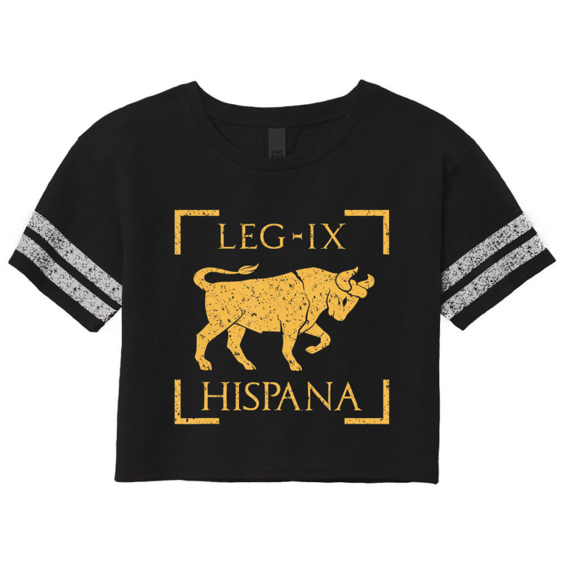 Legio Ix Hispana Taurus Emblem Roman Legion T Shir Scorecard Crop Tee by heffopance | Artistshot