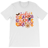 Wavy Groovy Spooky Grammy Faboolous Grammy Hallowe T-shirt | Artistshot