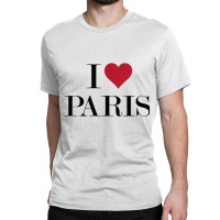 I Love Heart Paris France T Shirt Classic T-shirt | Artistshot