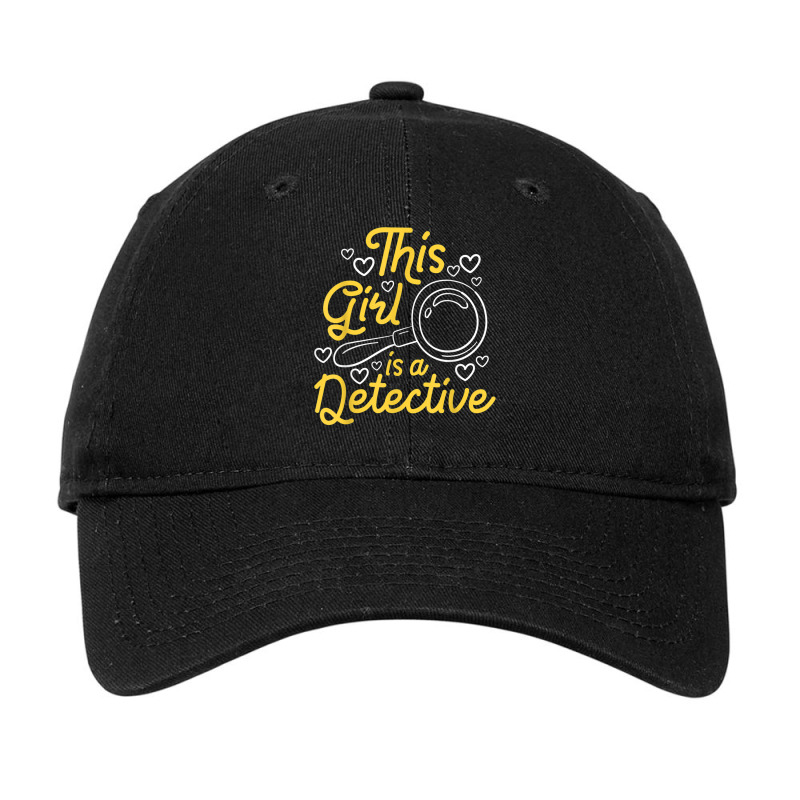 This Girl Is A Detective   Private Investigator Es Adjustable Cap by kranendon | Artistshot