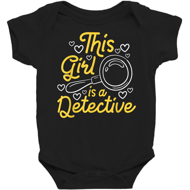 This Girl Is A Detective   Private Investigator Es Baby Bodysuit by kranendon | Artistshot